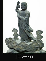 a statue of the patriarch of Fuke sect “Fukezenji”